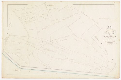 VAUCOULEURS - Section A de Gombervaux feuille 10