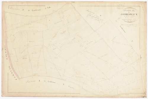 VAUCOULEURS - Section A de Gombervaux feuille 01