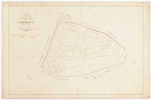 VAUCOULEURS - Section A de Gombervaux feuille 02