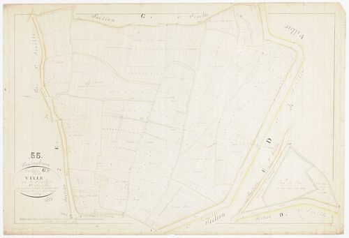 VAUCOULEURS - Section G de la Ville feuille 01