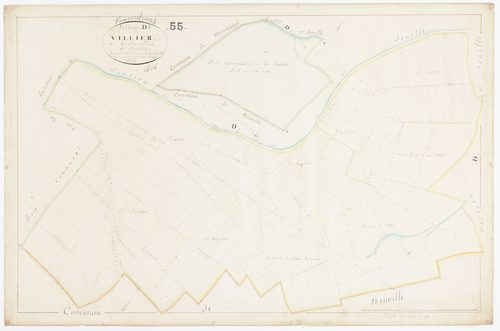 VAUCOULEURS - Section D de Villier feuille 03