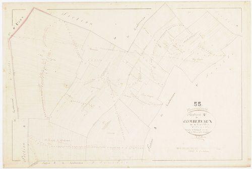 VAUCOULEURS - Section A de Gombervaux feuille 06
