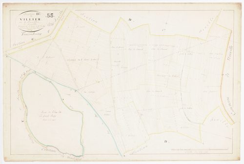 VAUCOULEURS - Section D de Villier feuille 02