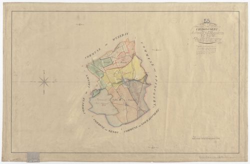 VAUDONCOURT - Tableau d'assemblage - feuille 01