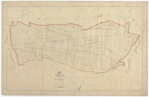 VAUDONCOURT - Section A - de Rosière - feuille 01