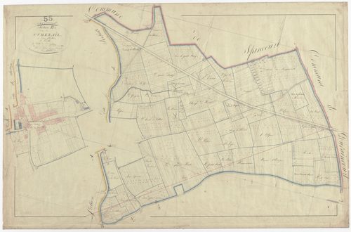 VAUDONCOURT - Section B - de Cumenail - feuille 01
