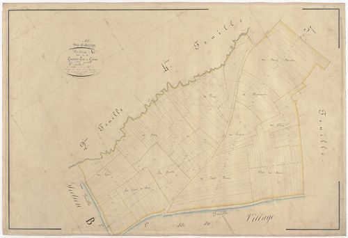 VAUX-DEVANT-DAMLOUP - Section A - la Grande Fin et Grève - feuille 06