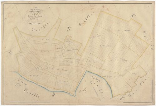 VAUX-DEVANT-DAMLOUP - Section A - la Grande Fin et Grève - feuille 02