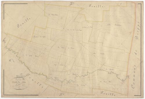 VAUX-DEVANT-DAMLOUP - Section A - la Grande Fin et Grève - feuille 04