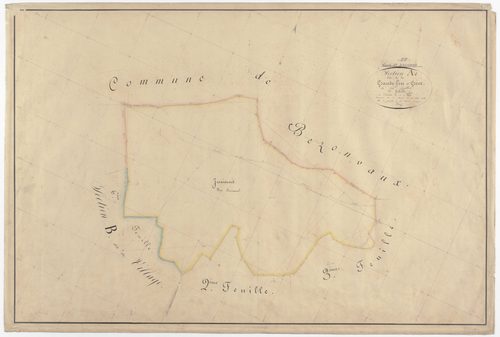 VAUX-DEVANT-DAMLOUP - Section A - la Grande Fin et Grève - feuille 01