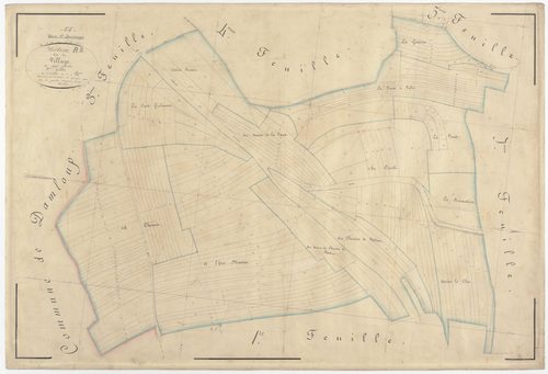 VAUX-DEVANT-DAMLOUP - Section B - du Village - feuille 02