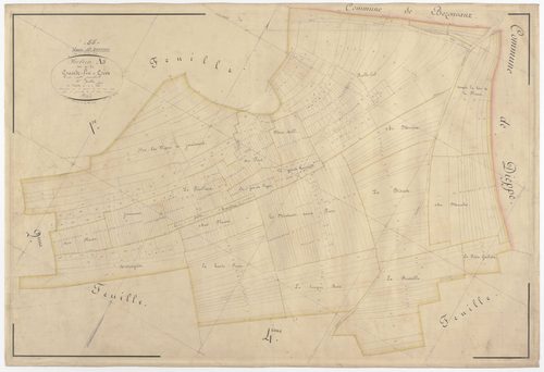 VAUX-DEVANT-DAMLOUP - Section A - la Grande Fin et Grève - feuille 03