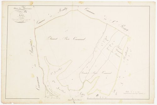 VAUX-LES-PALAMEIX - Section A des Rays feuille 01