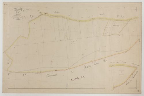 VAVINCOURT - Section B de la Hoche feuille 03