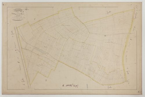 VAVINCOURT - Section G Village et des Rués feuille 02