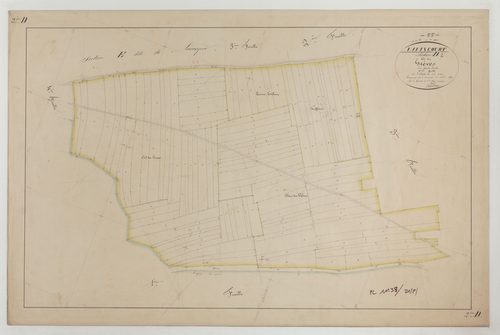 VAVINCOURT - Section D des Grèves feuille 02