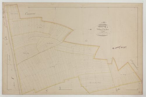 VAVINCOURT - Section G Village et des Rués feuille 01