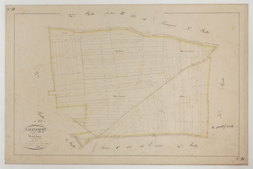 VAVINCOURT - Section D des Grèves feuille 03