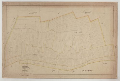 VAVINCOURT - Section A de la Saulnière feuille 01