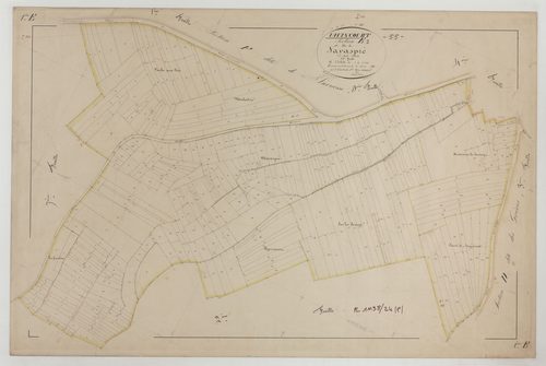 VAVINCOURT - Section E de Navaspré feuille 01