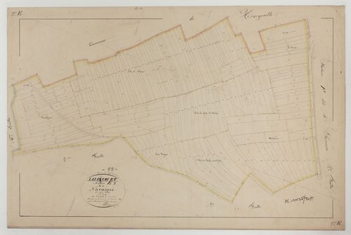 VAVINCOURT - Section E de Navaspré feuille 07