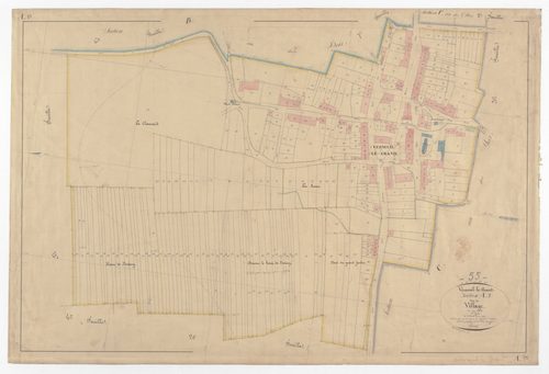 VERNEUIL-GRAND - Section A - du Village - feuille 01