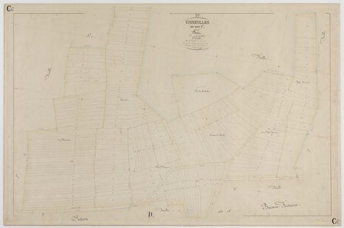 VIGNEULLES-LES-HATTONCHATEL - Section C des Bois feuille 06