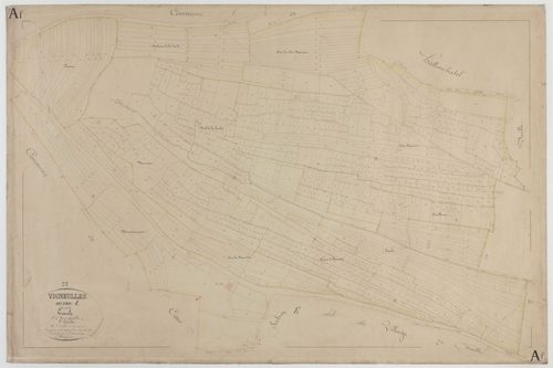 VIGNEULLES-LES-HATTONCHATEL - Section A de la Gaule feuille 01