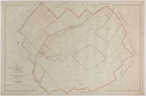 VILLE-EN-WOEVRE - Section D - de Hannoncelle - feuille U