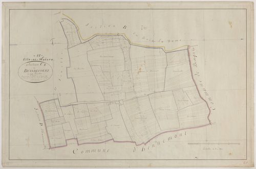 VILLE-EN-WOEVRE - Section C - de Bandrecourt - feuille 01
