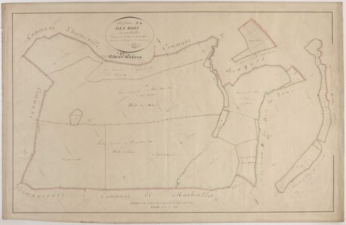 VILLE-EN-WOEVRE - Section A - des Bois - feuille U