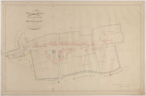 VILLE-EN-WOEVRE - Section C - de Bandrecourt - feuille 02