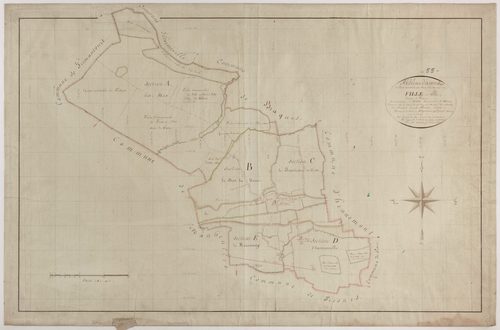VILLE-EN-WOEVRE - Tableau d'assemblage - feuille 01