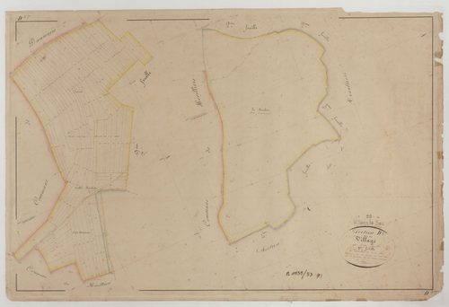 VILLERS-LE-SEC - Section D du Village feuille 03