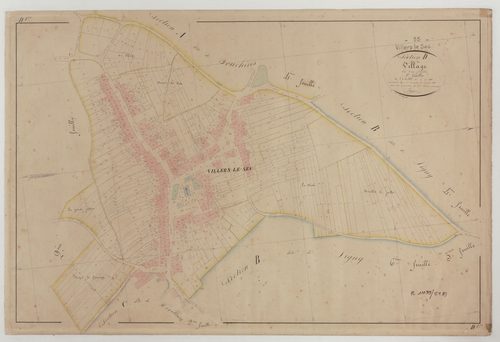 VILLERS-LE-SEC - Section D du Village feuille 01