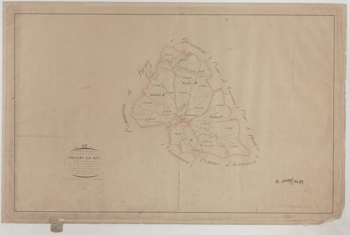 VILLERS-LE-SEC - Tableau d'assemblage feuille 01