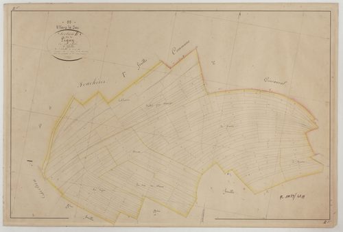 VILLERS-LE-SEC - Section B de Ligny feuille 01