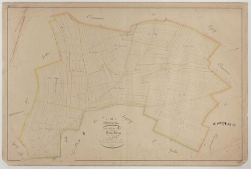 VILLERS-LE-SEC - Section A de Fouchères feuille 01
