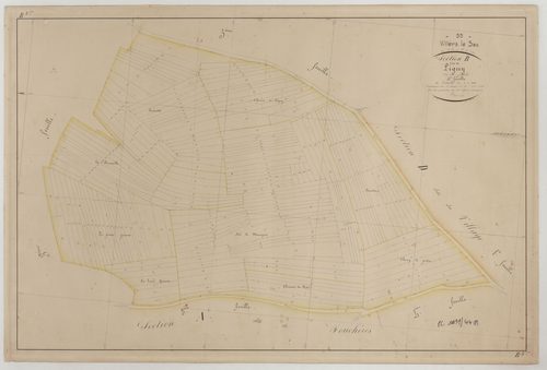 VILLERS-LE-SEC - Section B de Ligny feuille 04