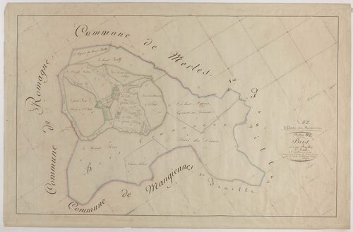 VILLERS-LES-MANGIENNES - Section B - du Bois - feuille 02