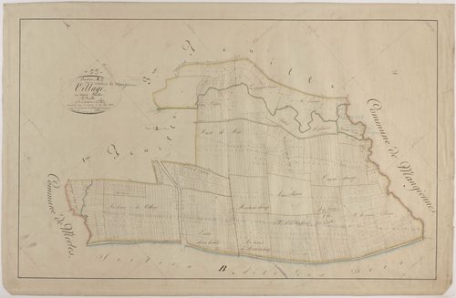 VILLERS-LES-MANGIENNES - Section A - du Village - feuille 02