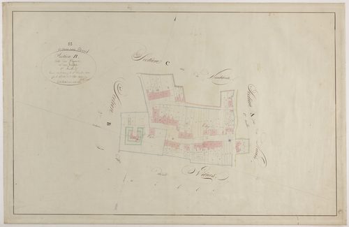 VILLERS-SOUS-PAREID - Section B - des Vignes - feuille 01