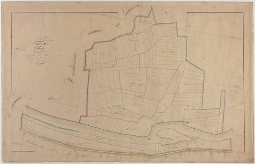 VILLERS-SUR-MEUSE - Section B - du Village - feuille 01