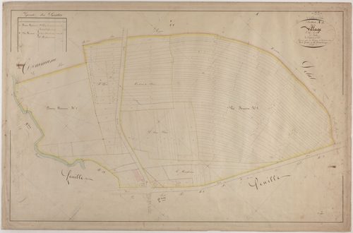 VITTARVILLE - Section A - le Village - feuille 01