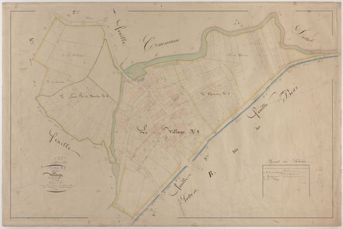 VITTARVILLE - Section A - le Village - feuille 03