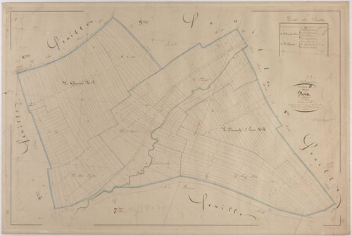 VITTARVILLE - Section B - des Bois - feuille 07