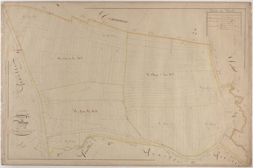 VITTARVILLE - Section A - le Village - feuille 02
