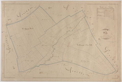 VITTARVILLE - Section B - des Bois - feuille 06