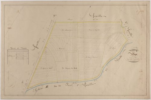 VITTARVILLE - Section A - le Village - feuille 06