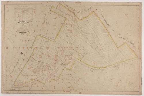 WAVRILLE - Section A - du Village - feuille 01